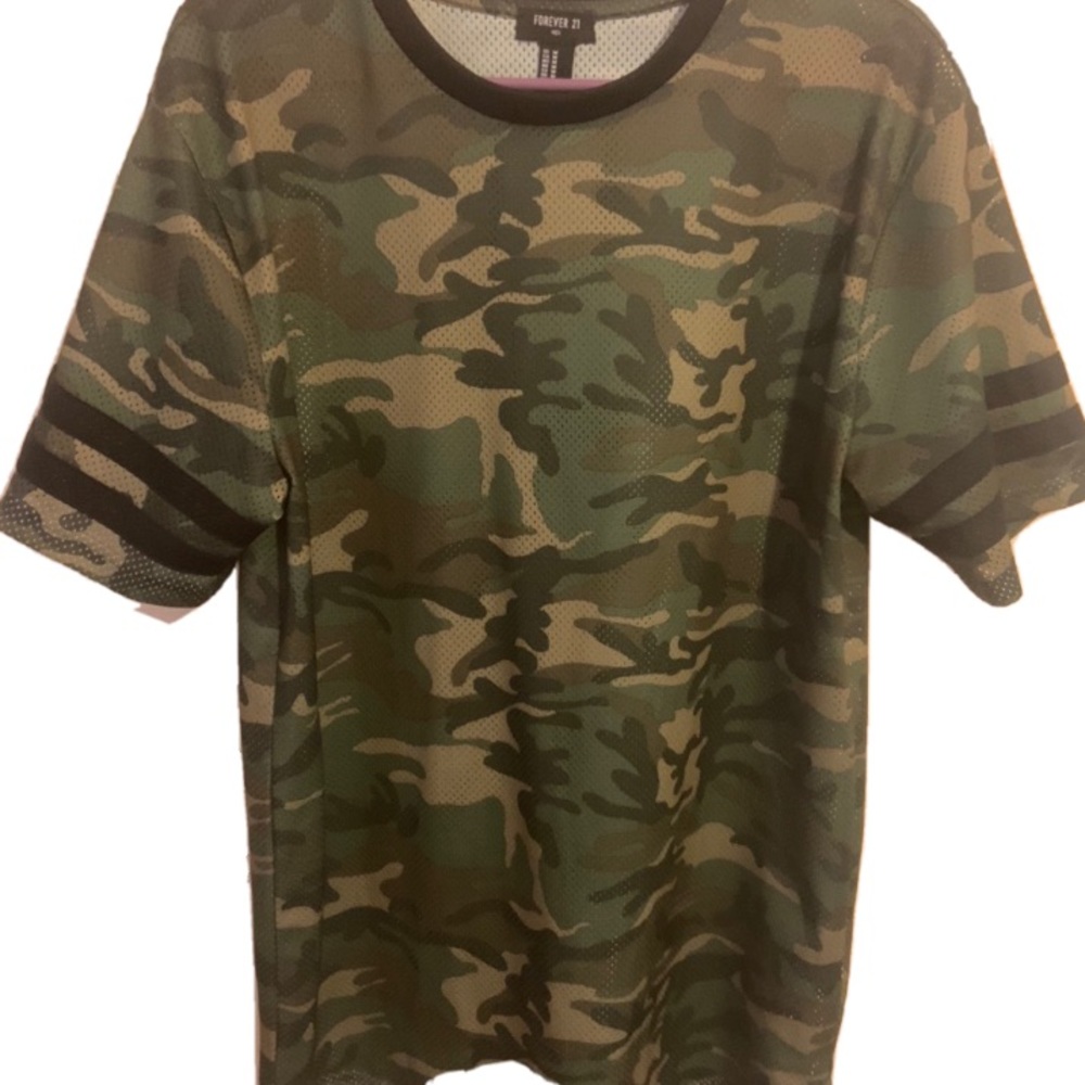 Mens Camo Mesh Tee